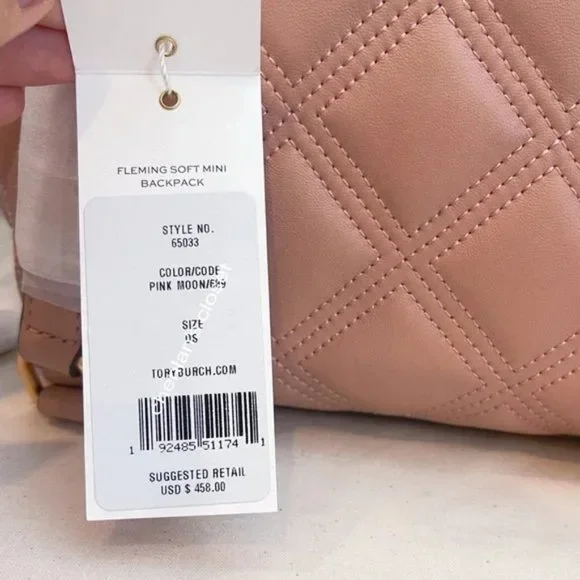 🌸NeW! Tory Burch Soft Fleming Mini Backpack - Picture 12 of 14